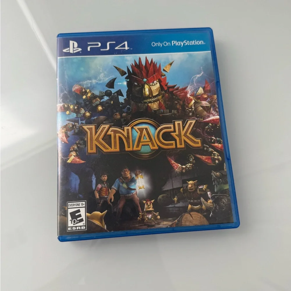 Knack PS4 Video Game - Sony Playstation Exclusive - Blue Case - Multicolor